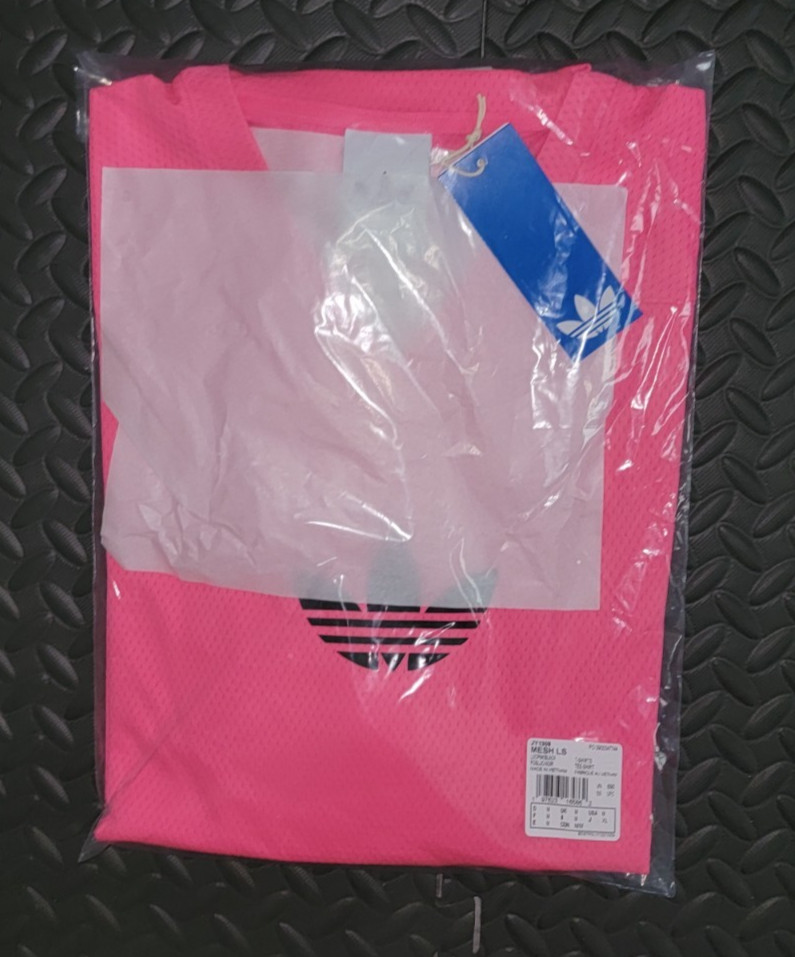 NEW MENS ADIDAS ORIGINALS MESH LONG SLEEVE TREFOIL SHIRT ~ SIZE XL #JY1309 gallery