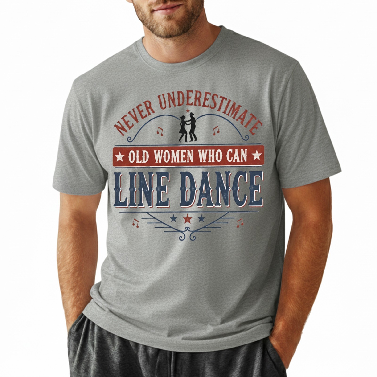 Never Underestimate Old Women Who Line Dance T-Shirt Funny Country Dancing Gift gallery