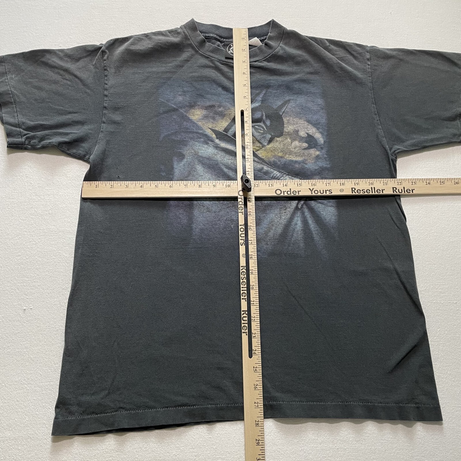 Vintage Batman Forever Movie Promo Shirt Mens XL Single Stitch Faded DC USA 90s gallery