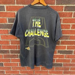 Vintage 90s grail space jam swackhammer looney tunes aop shirt faded mens xl