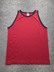 Old Navy Men’s Tank Top Red Size Large Wide Strap Sleeveless Regular Fit