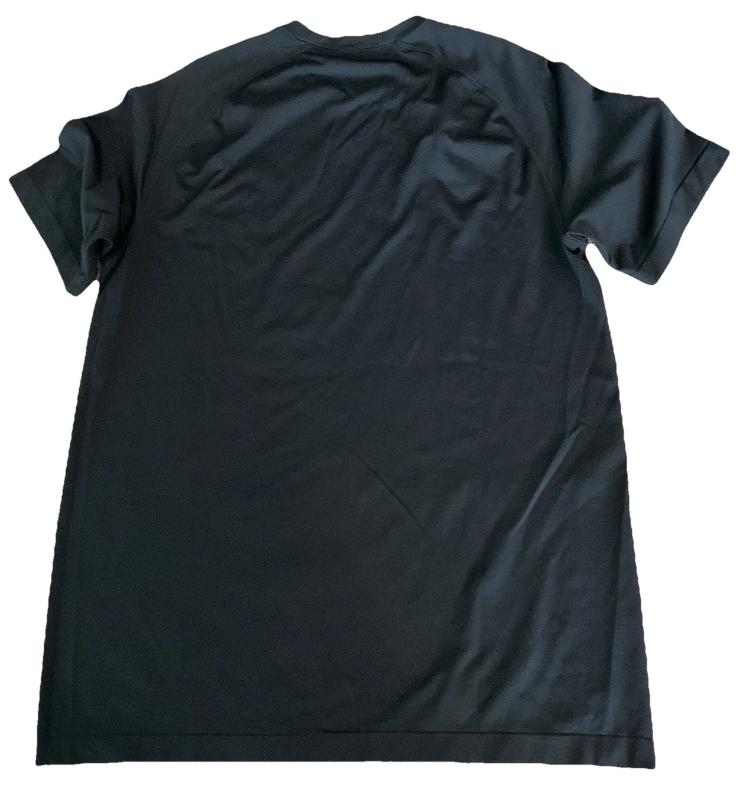 Zella T Shirt Mens M Black Caviar Stretch Raglan Short Sleeves gallery