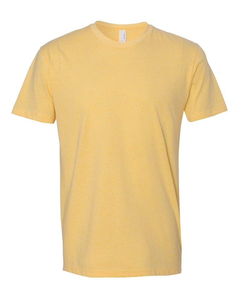 Mens Premium Fitted CVC Crew Tee (N6210) Banana Cream m