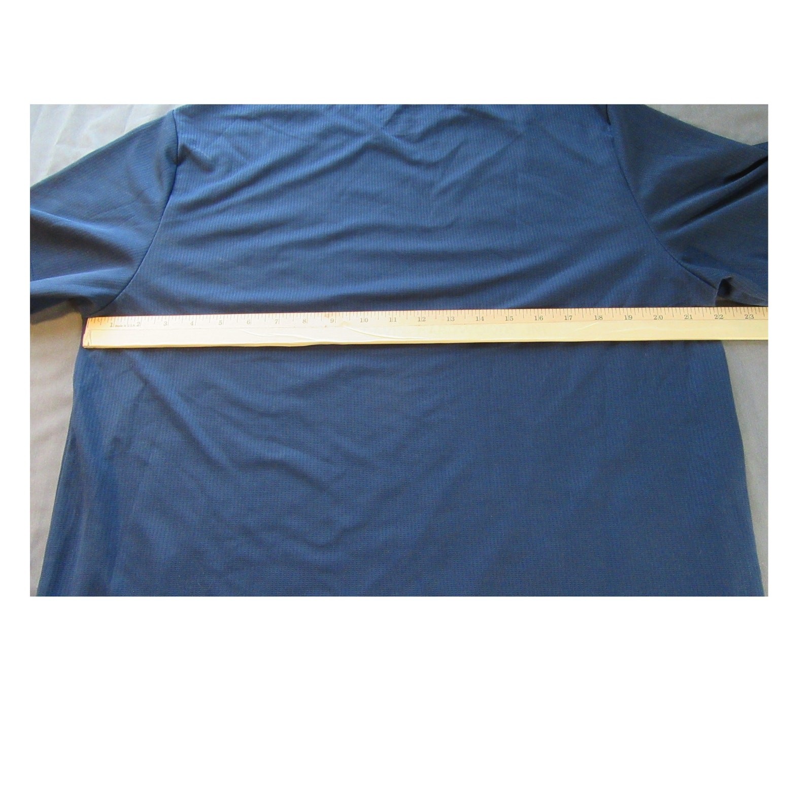 Athletic Quick Dry Tee Shirt Men's Blue Large Short Sleeve gallery