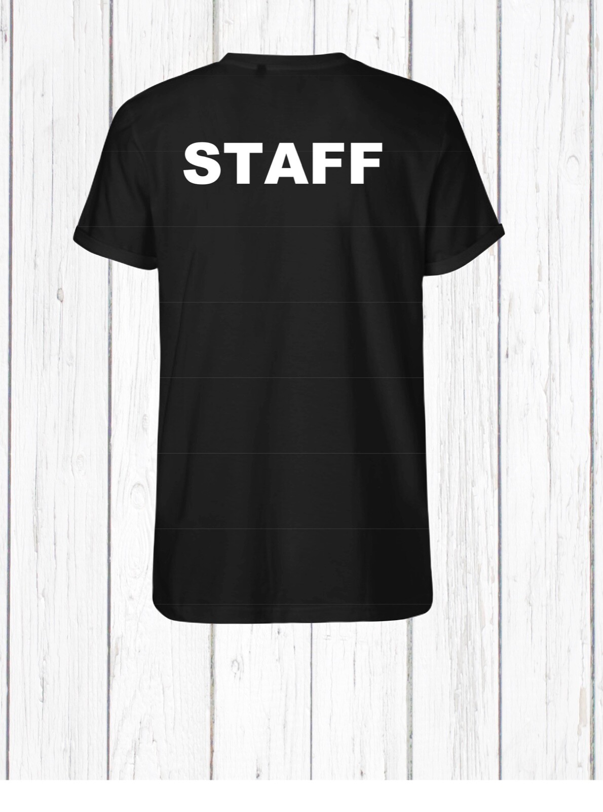 Staff T-Shirt Event Staff Uniform Employee Party Security Tee Shirt gallery
