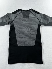 ODLO Base Layer Performance Light Fitted Long Sleeve Striped Men Women Large