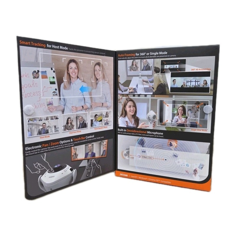 J5Create JVU368 360 Degree AI Powered Conference Camera With Speakerphone