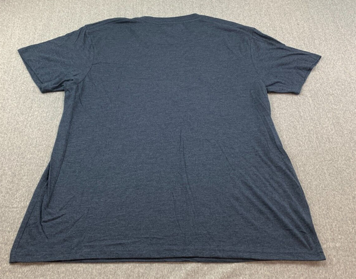 Crazy Dog Fishing T-shirt Men L Gray Blue Can't Work Today, My Arm is in a Cast gallery