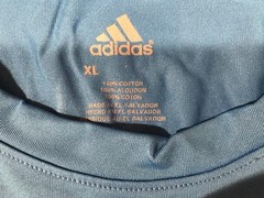ADIDAS PERFORMANCE TEE SHIRT BLUE SIZE XL NWT