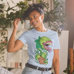 Venus Flytrap Monster Carnivorous Plant Carnivore Flower T-Shirt Size S-3XL Gift