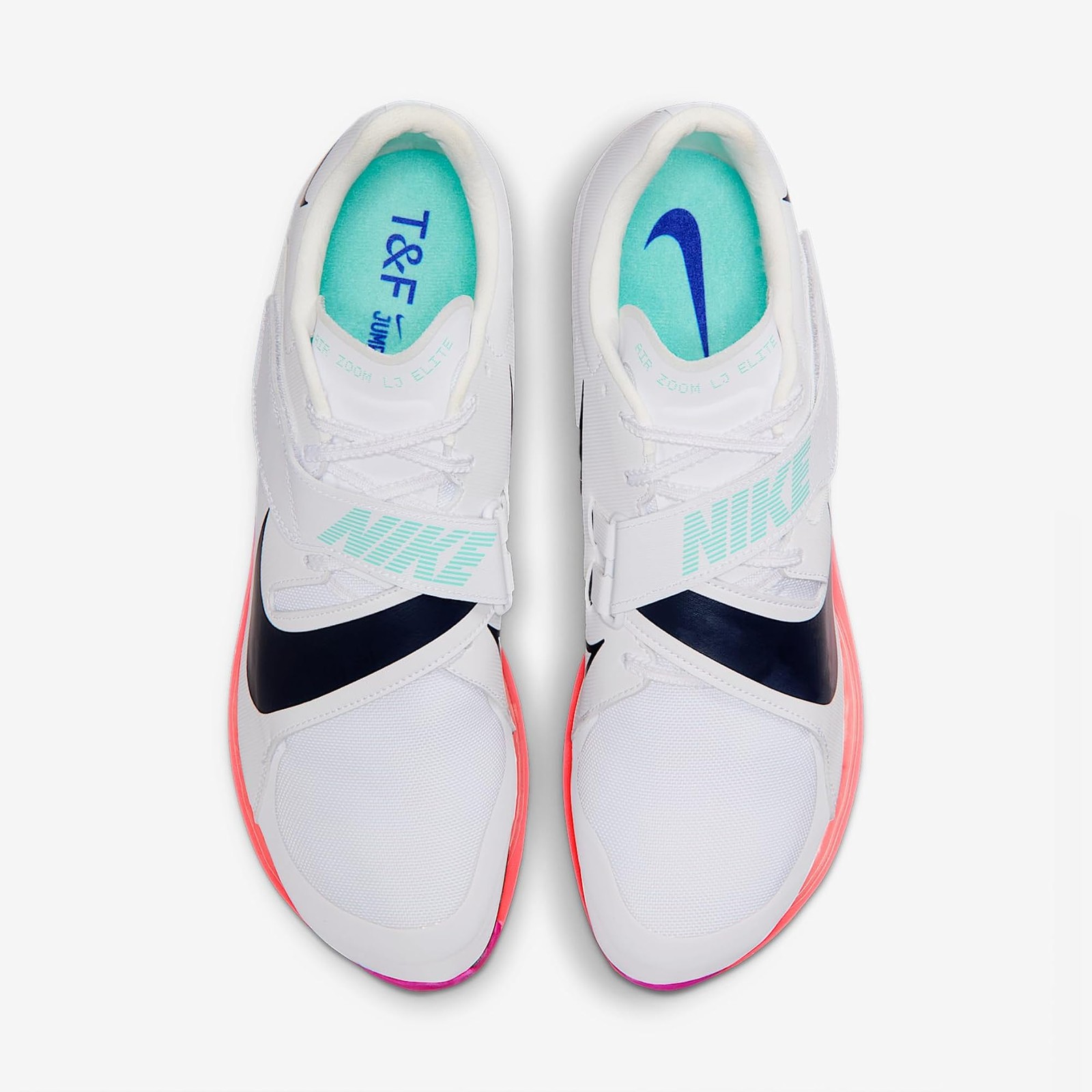 Nike Long Jump Elite Track & Field Jumping Spikes (White/Bright Crimson/Obsidian gallery