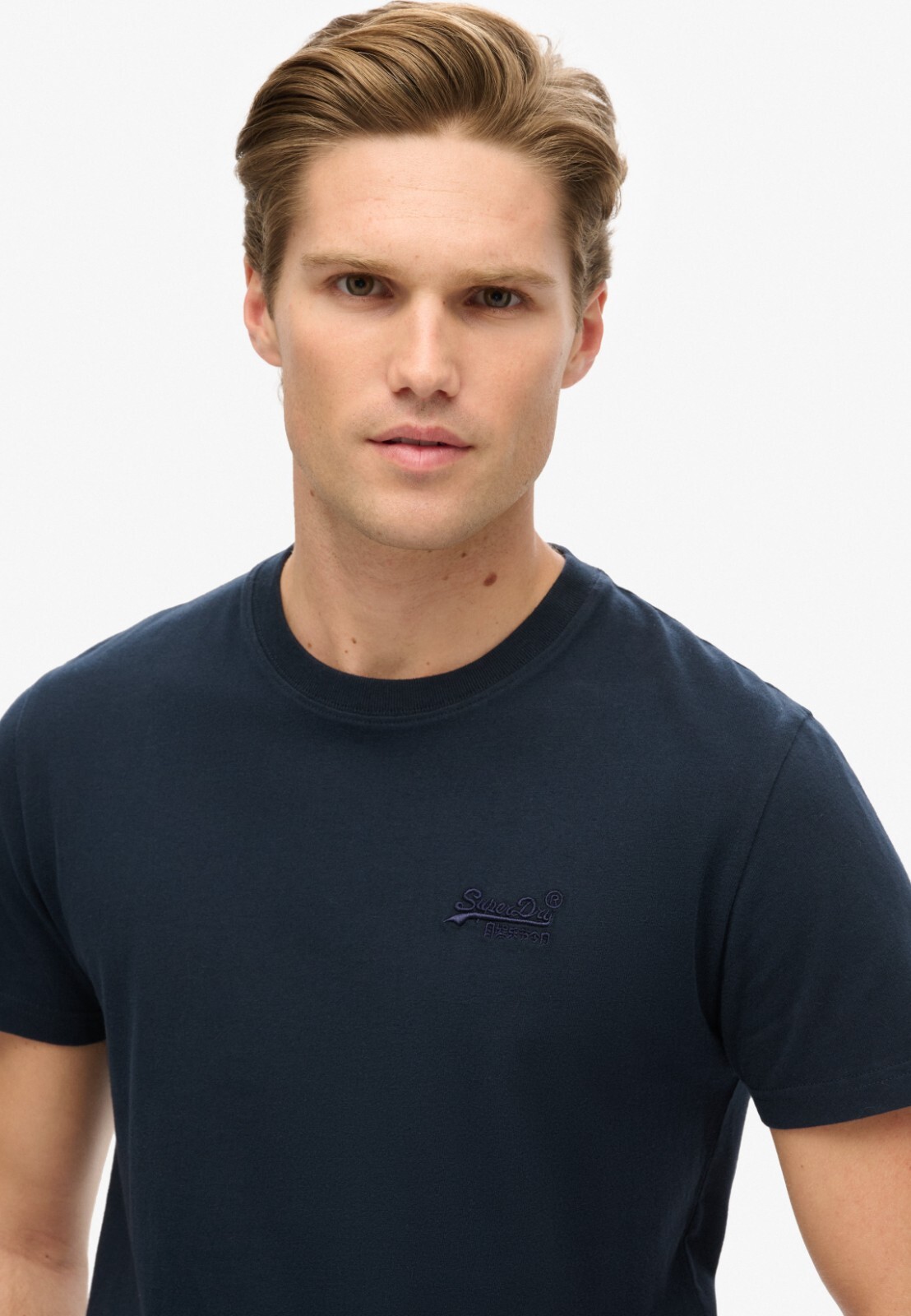 Superdry T Shirt Mens Crew Neck Short Sleeve Vintage Logo Black Navy White Grey gallery