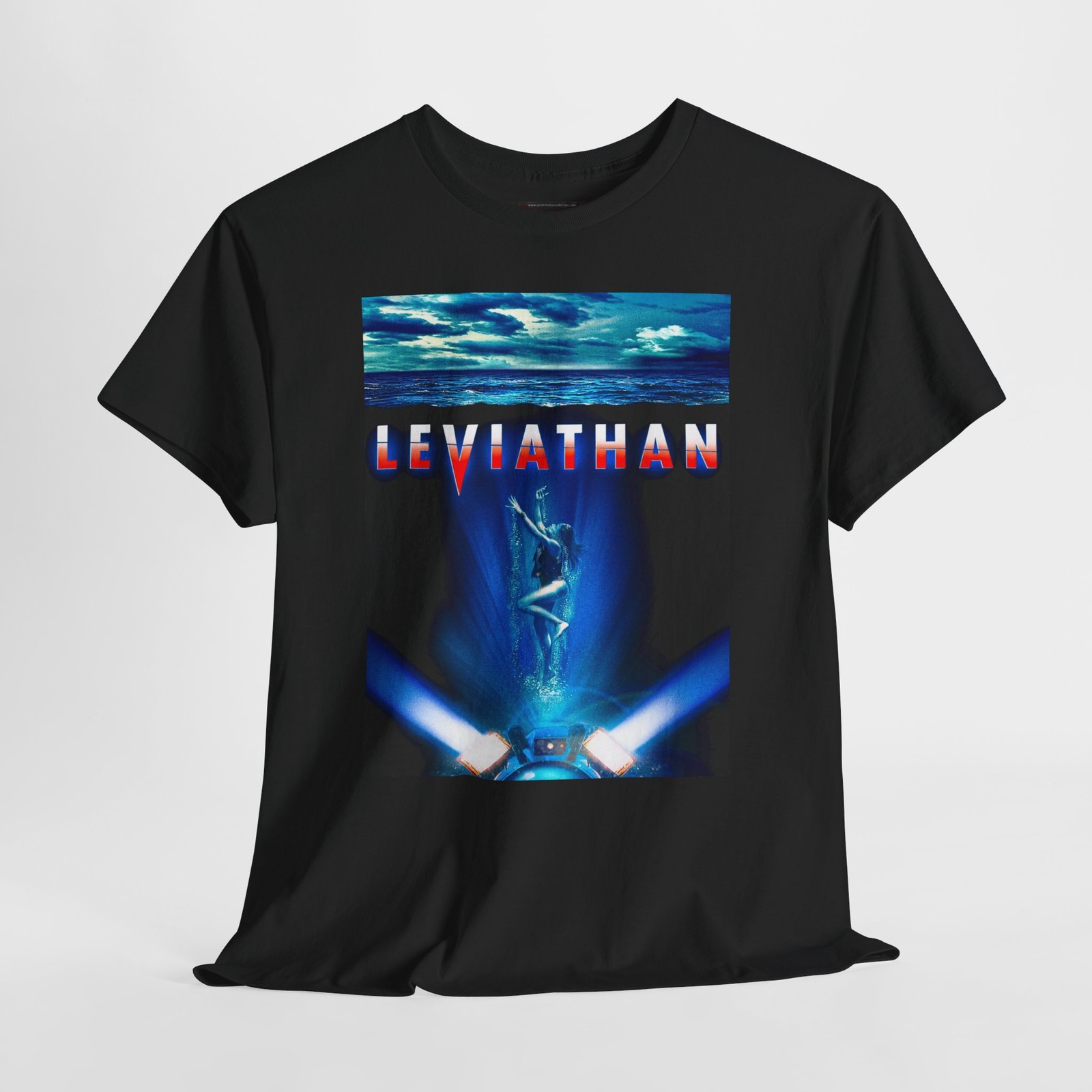 Leviathan 1989 Retro Movie Poster Horror Unisex Graphic T-Shirt gallery