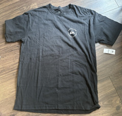 Quiksilver Waterman Men’s A Proper Pint Short Sleeves Cotton T-shirt Black Small