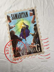 VTG Astro City Samaritan 1995 Graphitti Comics Kurt Busiek Alex Ross T Shirt S