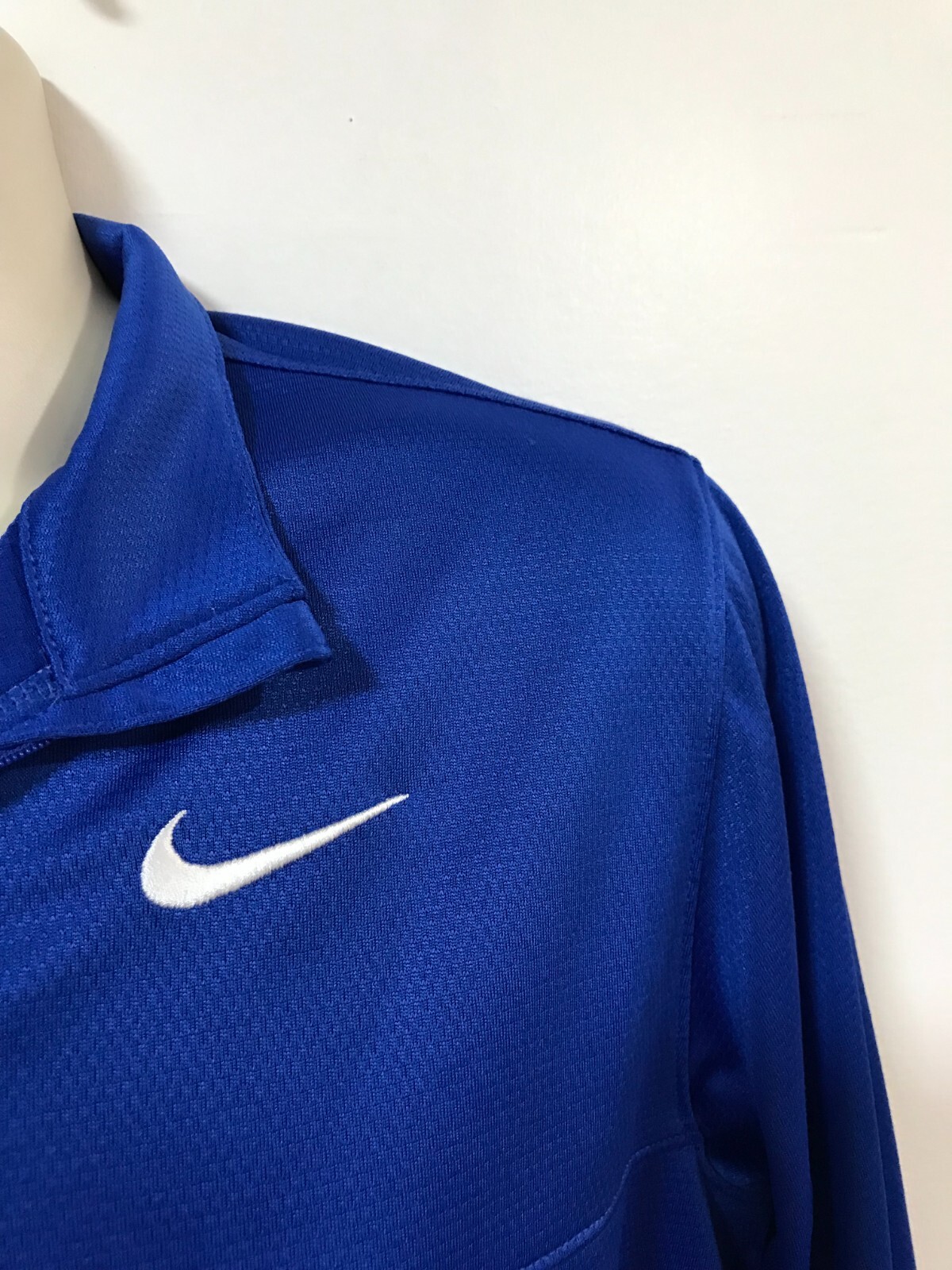 Nike Dri-FIT Men's Size S Game Royal Long Sleeve Half-Zip Golf Shirt $68 NWT gallery
