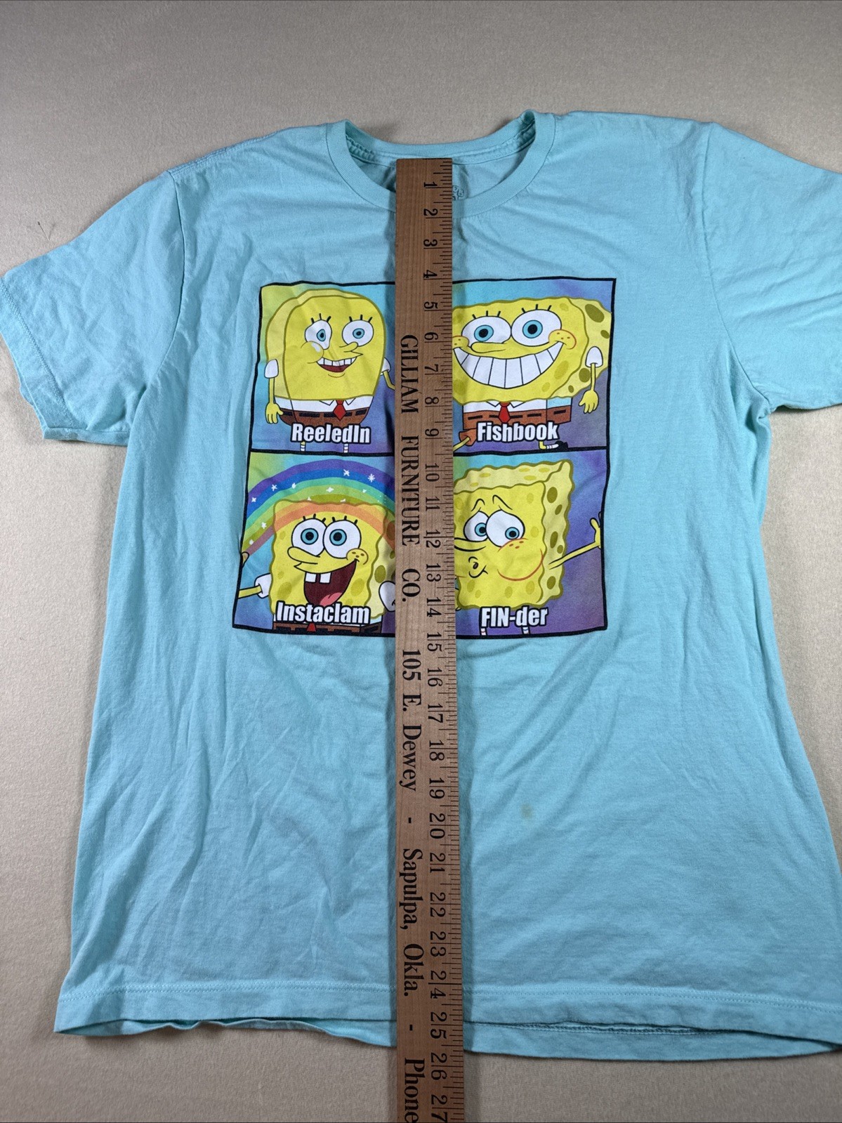 SPONGEBOB SQUARE PANTS T-SHIRT SZ LARGE gallery