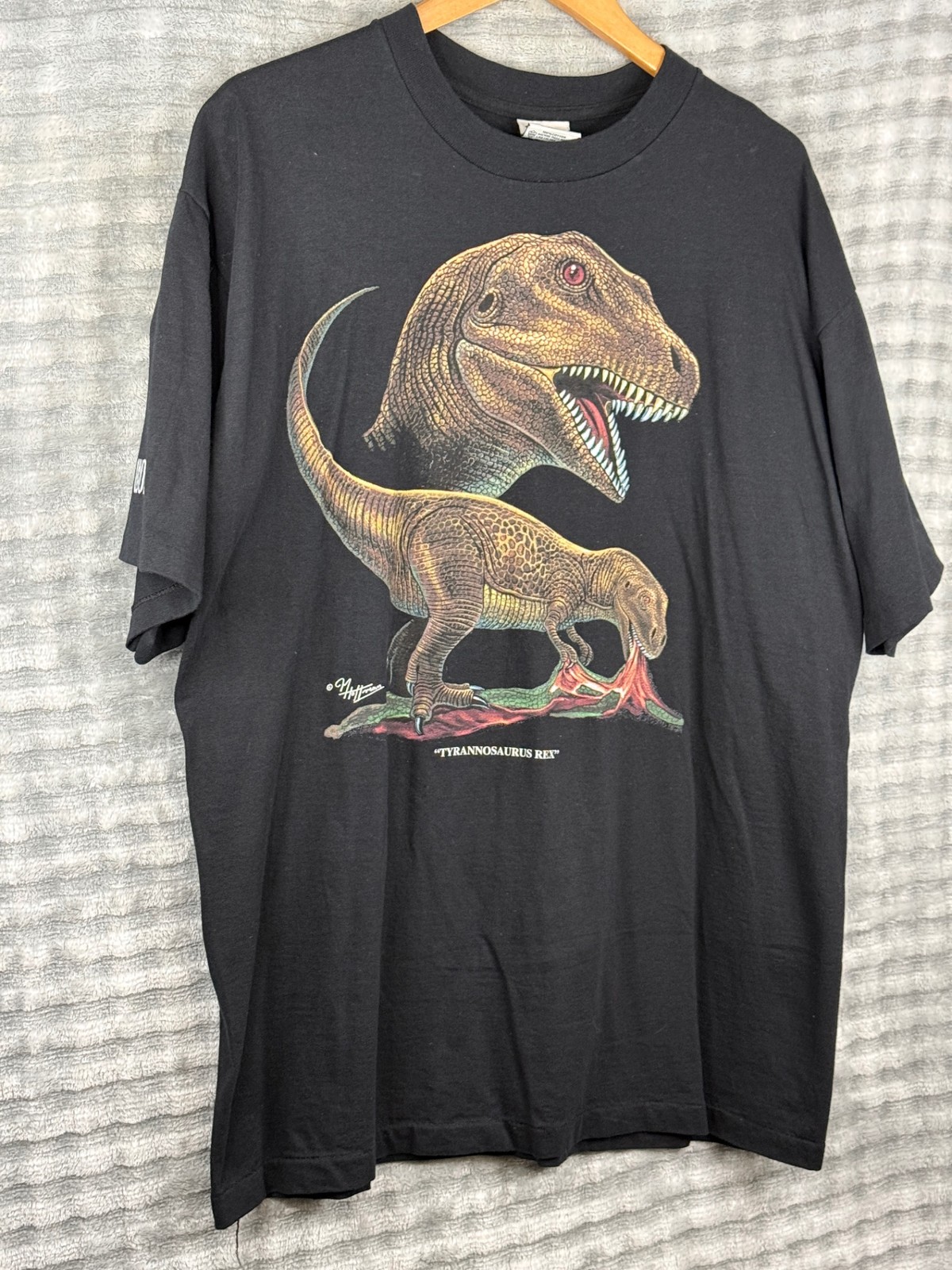 Sea World Jurassic Park world T-Shirt Mens XL Tyrannosaurus Rex Graphic vintage gallery