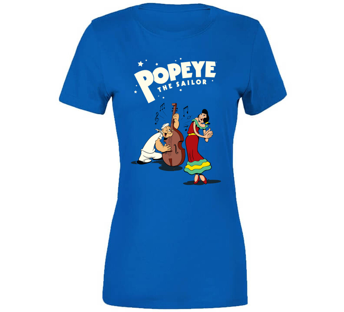 Popeye The Sailor And Olive Oyl Cartoon Characters T Shirt gallery