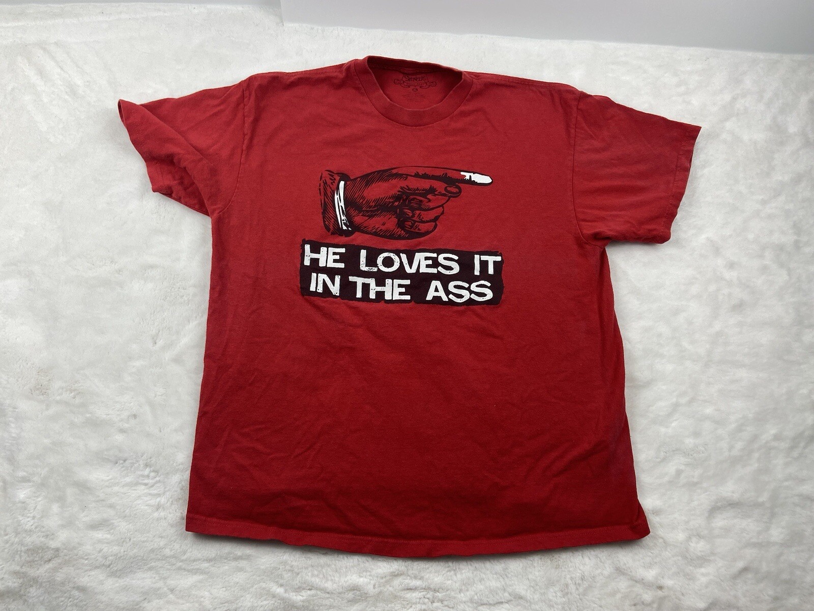 Spencer's Novelty Vintage Shirt Men's XL T Shirt He Loves It gallery