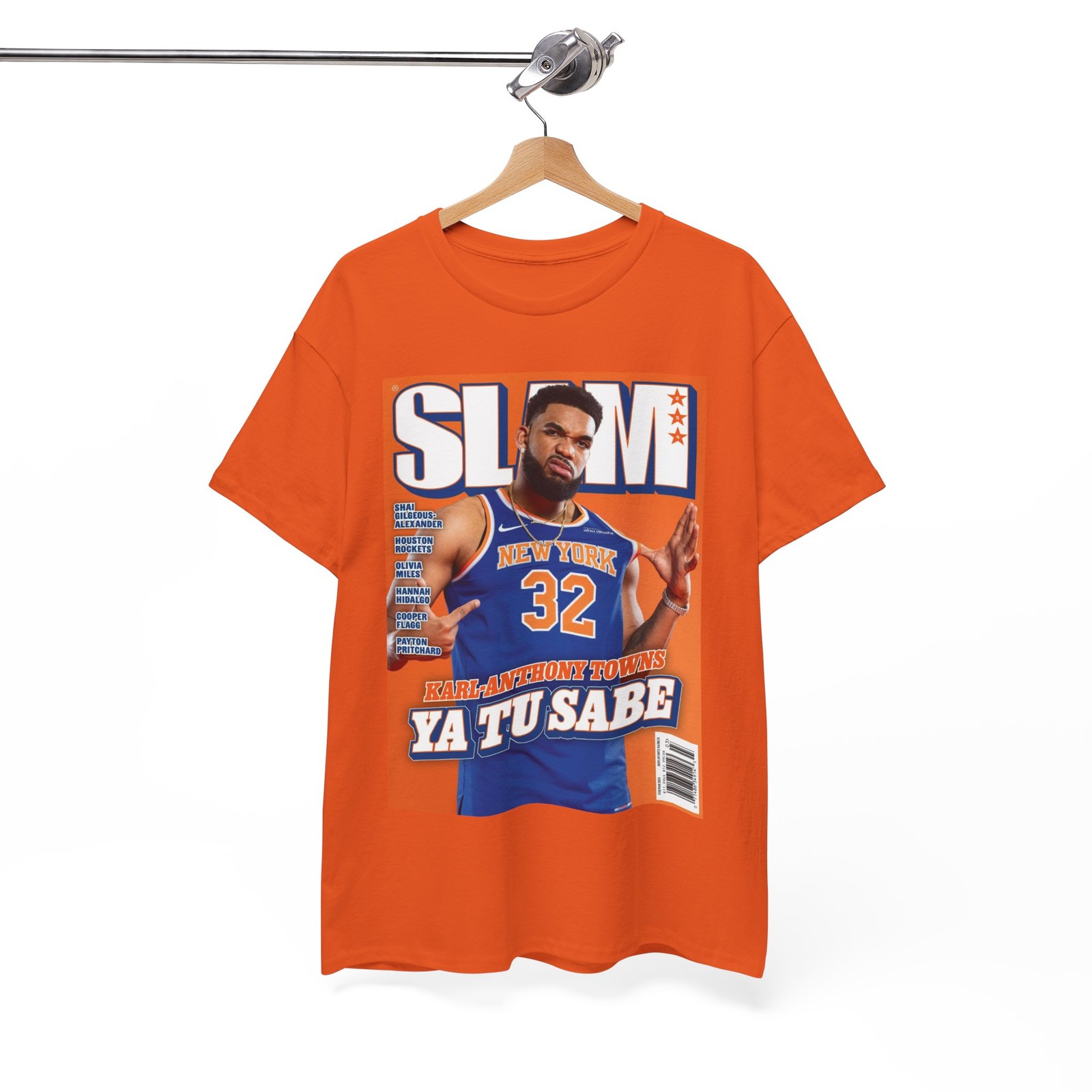 KARL ANTHONY TOWNS Knicks Slam Cover Unisex T Shirt gallery
