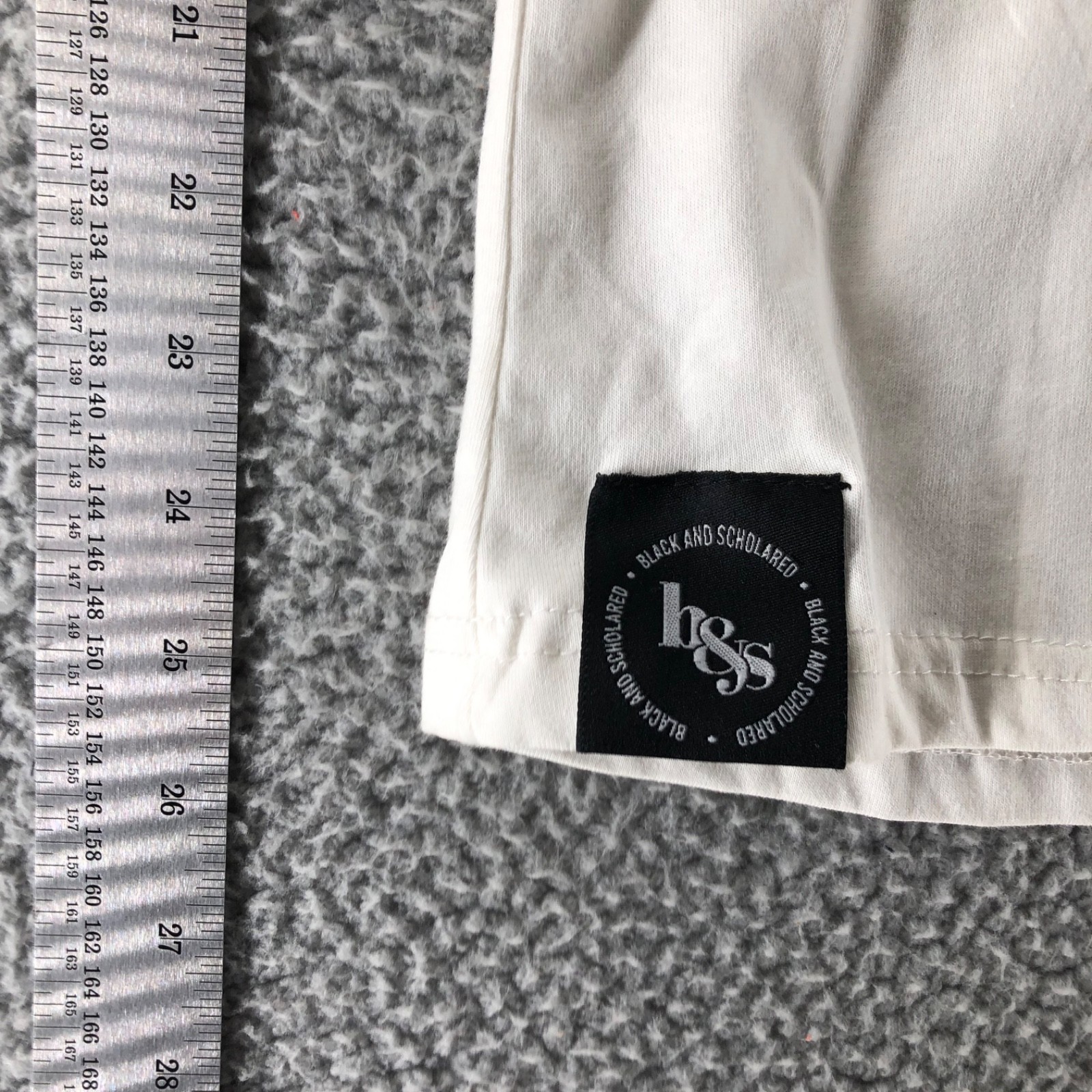 Black & Scholared Men's Size S Shirt Black and White Educated Black Grad gallery