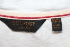 BKE – Buckle – Outpost Makers Men 2XL Short Sleeve White Pocket T Shirt Tee