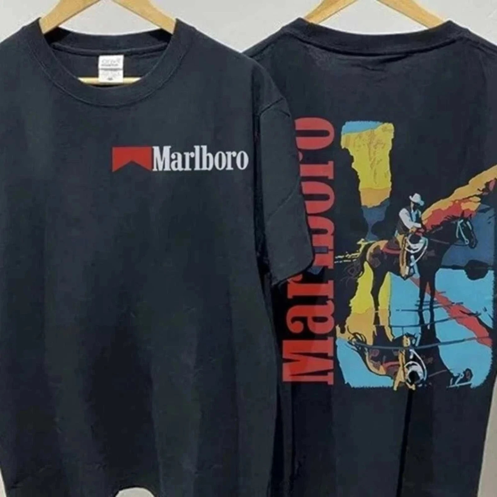 Retro Western Cowboy Shirt Vintage Ranch Rodeo Graphic Tee Country Style gallery