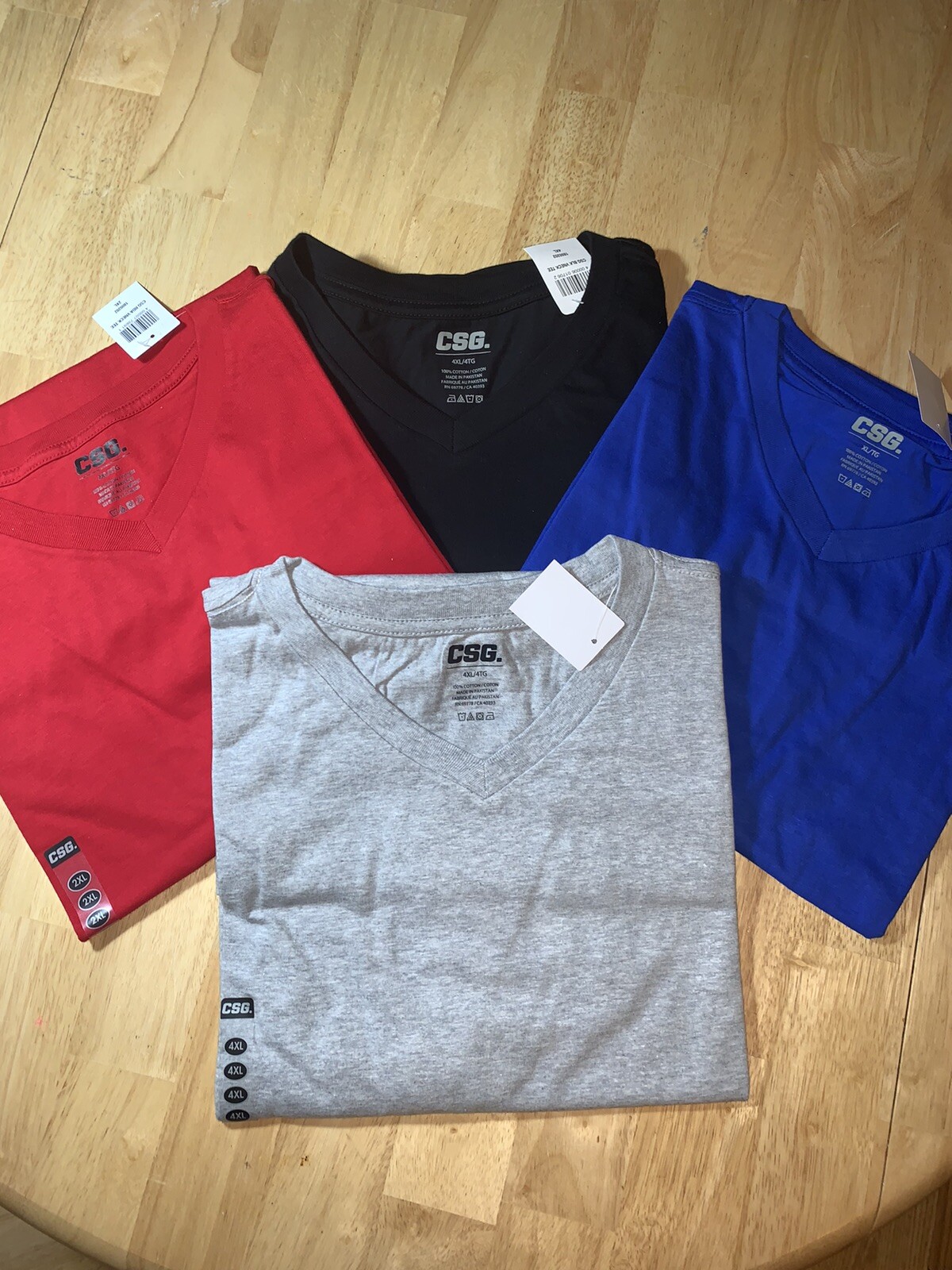 Men’s CSG VNECK Short Sleeve T-shirt Choose Your Color and Size BNWT’s