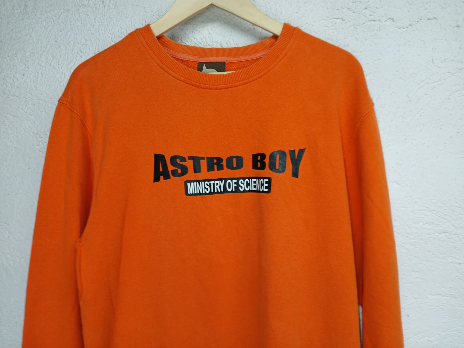 Astro Boy Sweater Pullover Mens Size XL Tezuka Productions Orange gallery