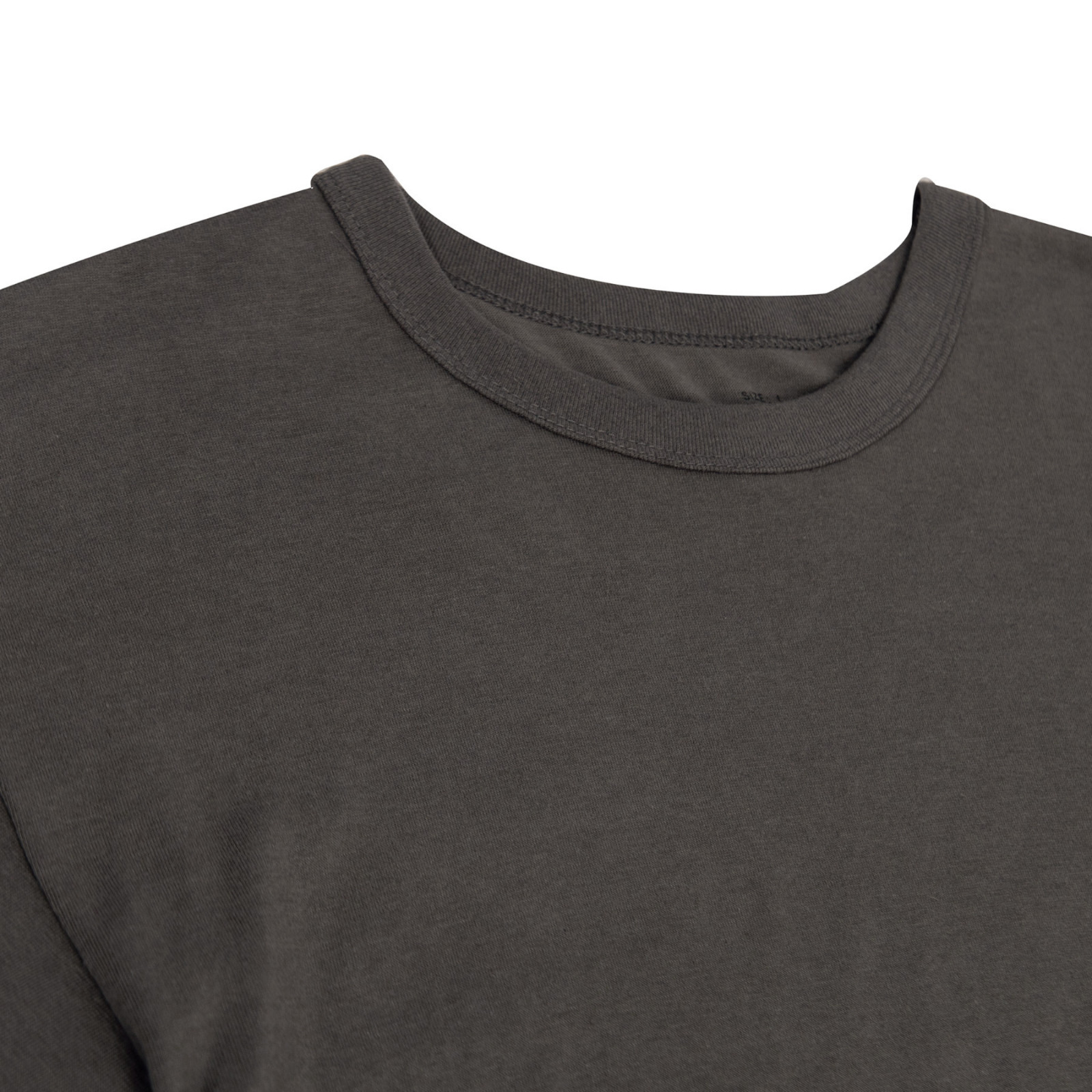 Solid T-Shirt Army Color Military Short Sleeve Poly/Cotton or 100% Cotton Tees gallery