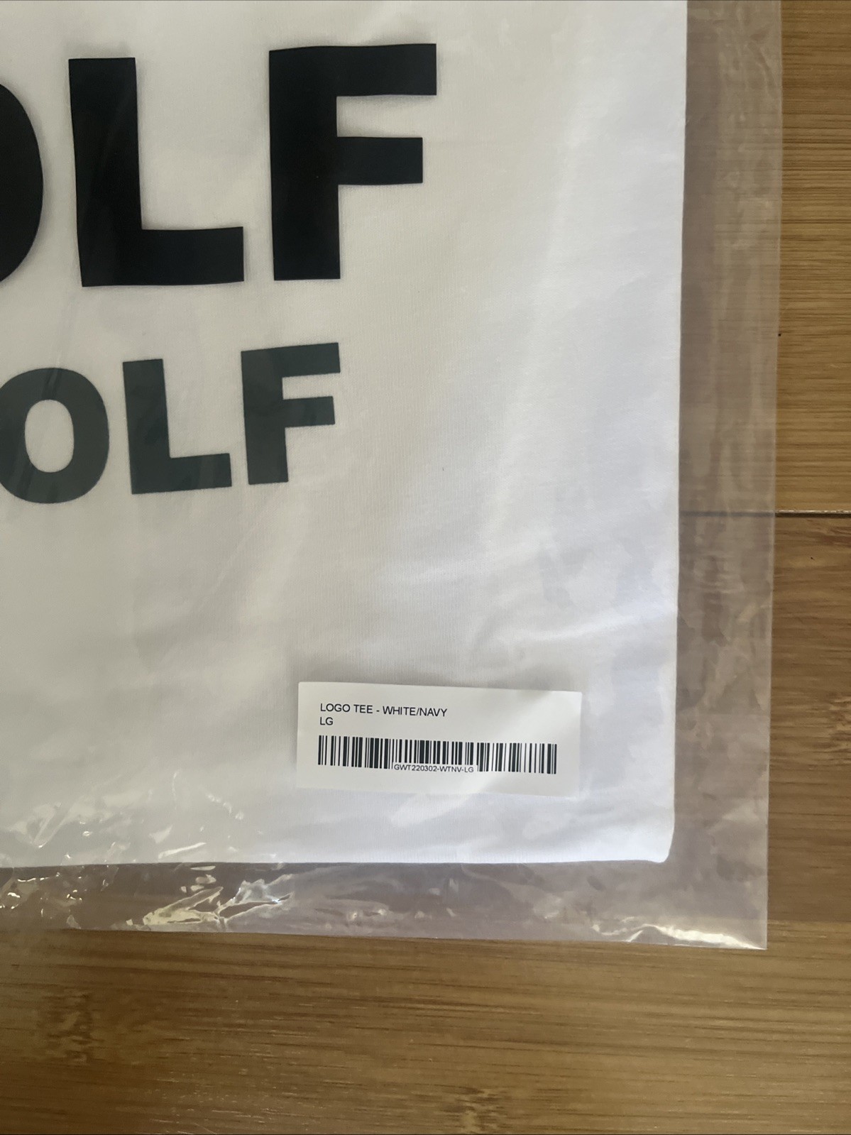 Golf Wang Logo Tee White/Navy SZ LG - Brand New gallery