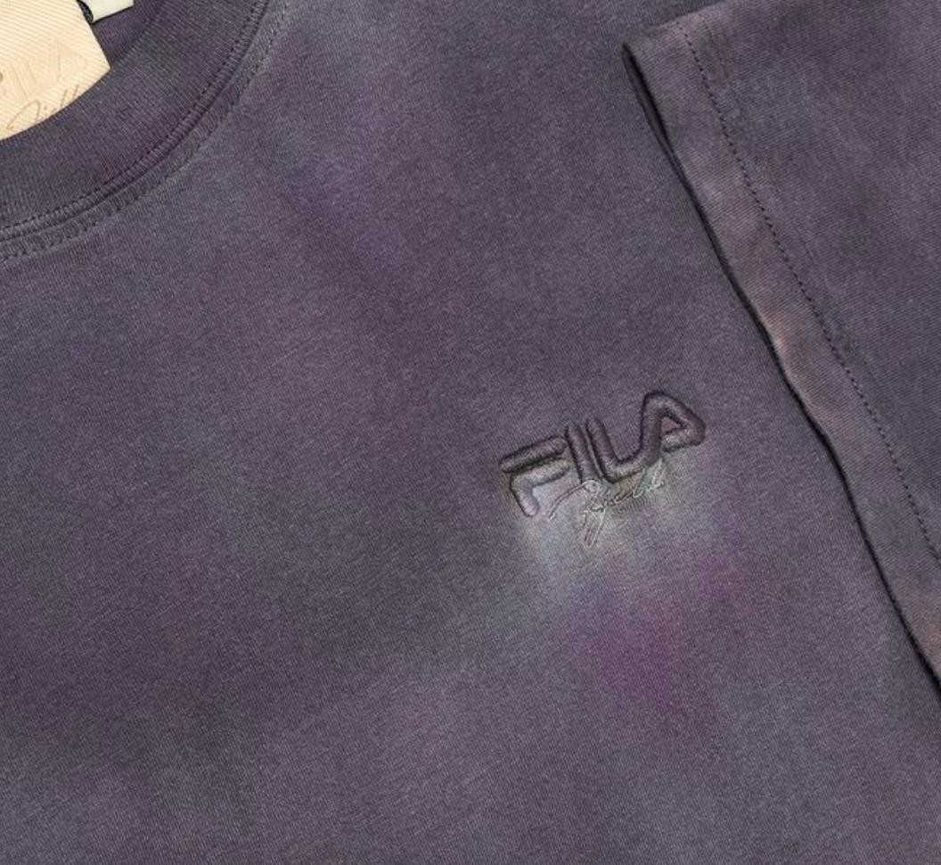 FILA FJELD Liva Gradient Tee In Rabbit/marshmallow Shirt Size M NEW $144 gallery