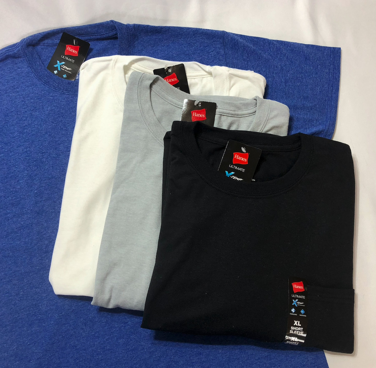 6 Pack - Hanes Ultimate X-Temp Pocket T-Shirts Bulk gallery