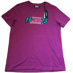 DIESEL Crew Neck Diesel 1978 Successful Living TShirt Large Fit Medium P-P19 NEW