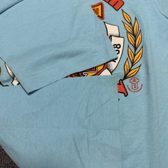 Vtg Harley Davidson Shirt Men’s Small Blue 80s Motorcycles USA Biker Tee Eagle