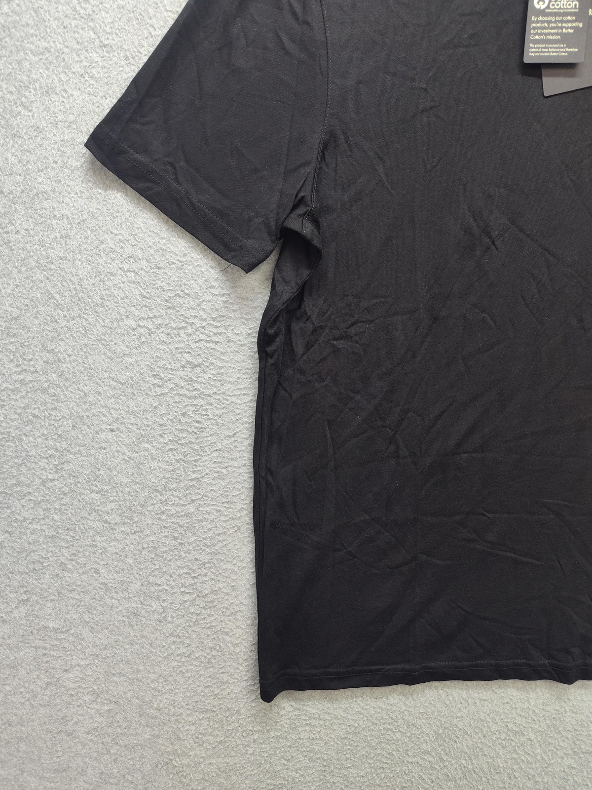 Ted Baker Shirt Mens Medium Black Crew Neck Modal Cotton Short Sleeve Tee gallery