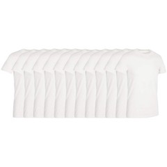 BILLIONHATS 12 Pack Plus Size Men Cotton T-Shirt Short Sleeve Lightweight Tees