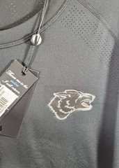 Greyson Men’s Black Wolf Falcon Long Sleeve Performance Tee – Black – XL