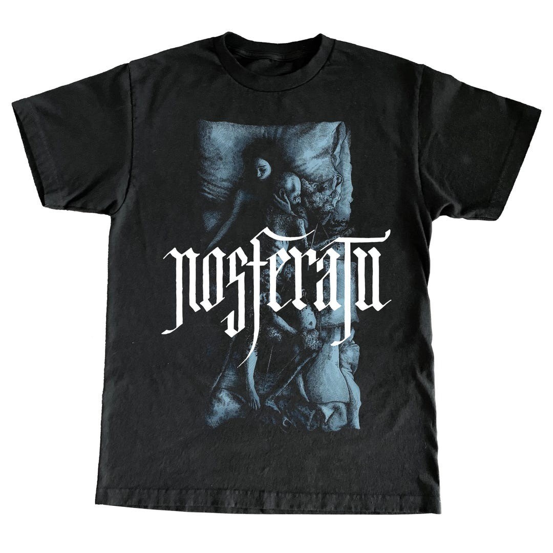 Nosferatu Horror Graphic Tee Unisex Short Sleeve Shirt S-5XL