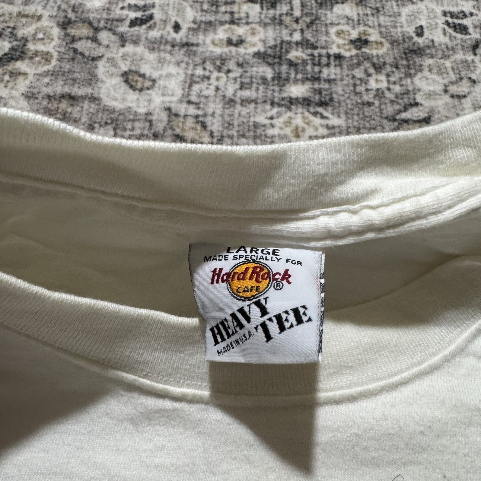 Vintage Hard Rock Cafe Atlantic City White T-Shirt Men’s Sz L USA Made Heavy Tee gallery