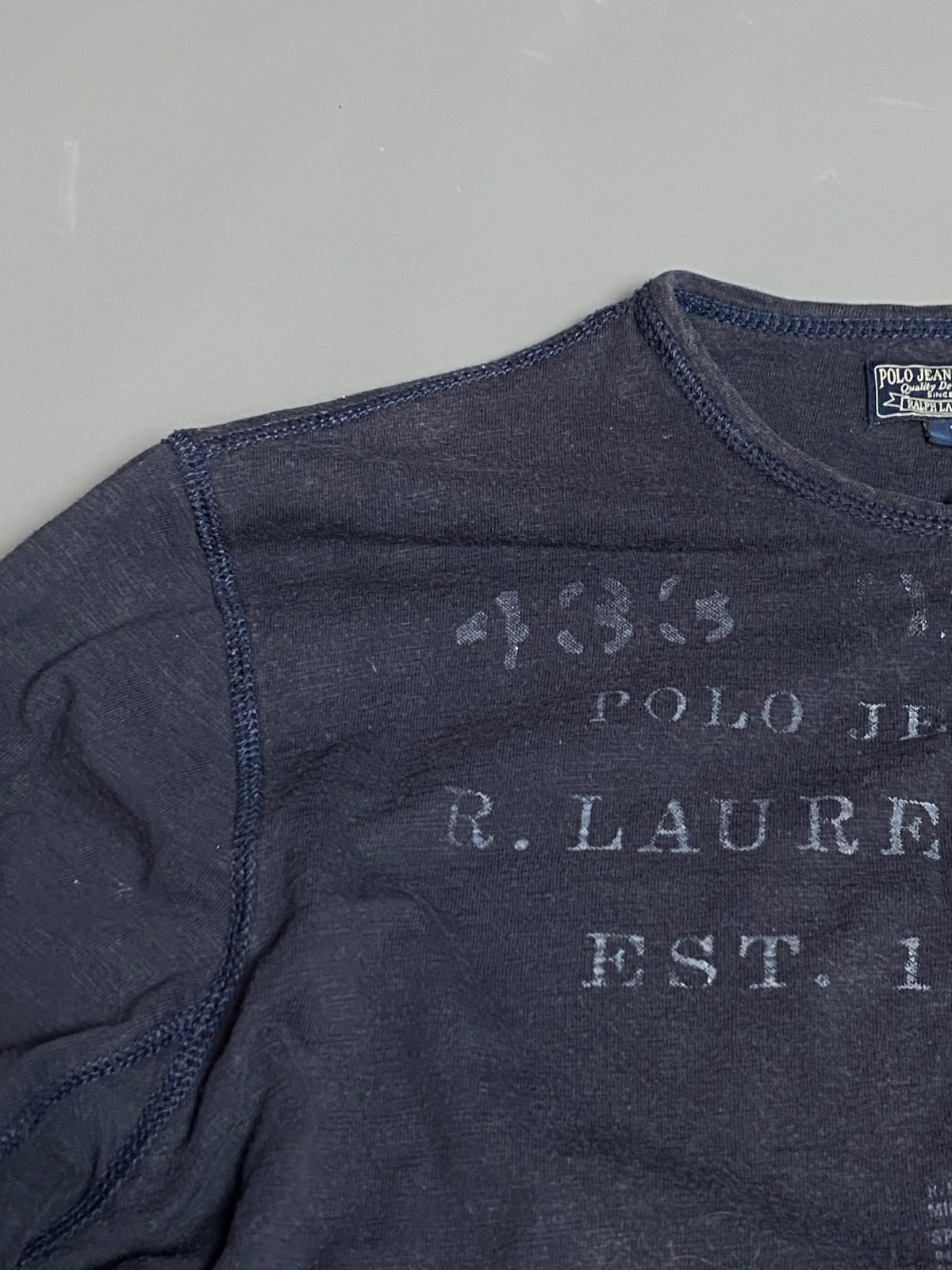 Vintage Polo Jeans Co Ralph Lauren Men’s Long Sleeve Shirt Sz L 90s Avangard Y2K gallery