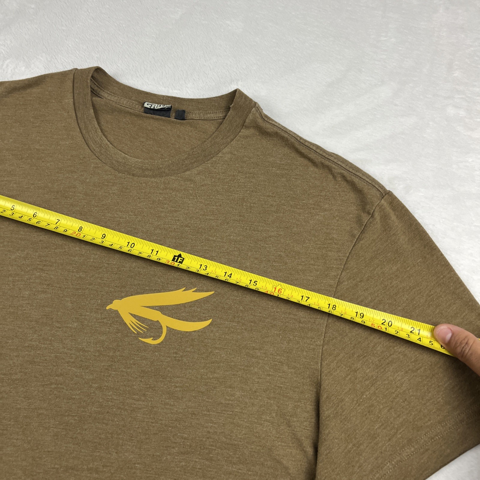 Filson Buckshot Short Sleeve T Shirt Brown Fly Fishing Men’s Size XL gallery