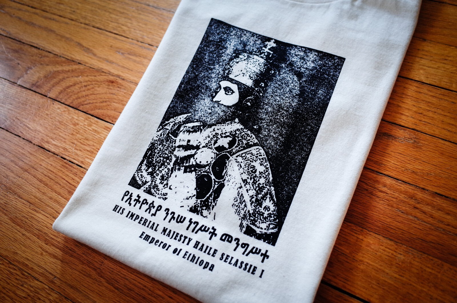 Vintage Haile Selassie I T-Shirt, Jah Rastafari, Africa, Rasta, Ethiopia, Reggae gallery