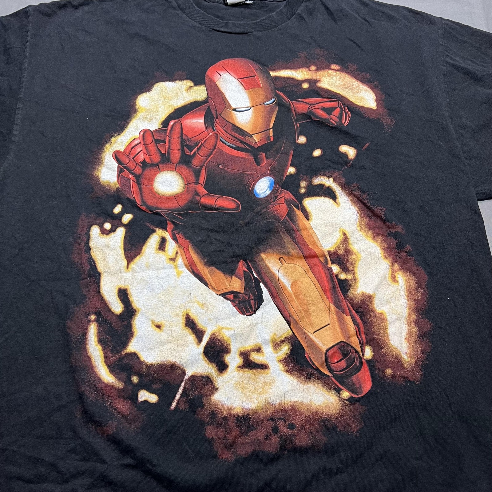 Marvel Shirt Mens 2XL Black Iron Man Graphic Tee Mad Engine Superhero Comics gallery