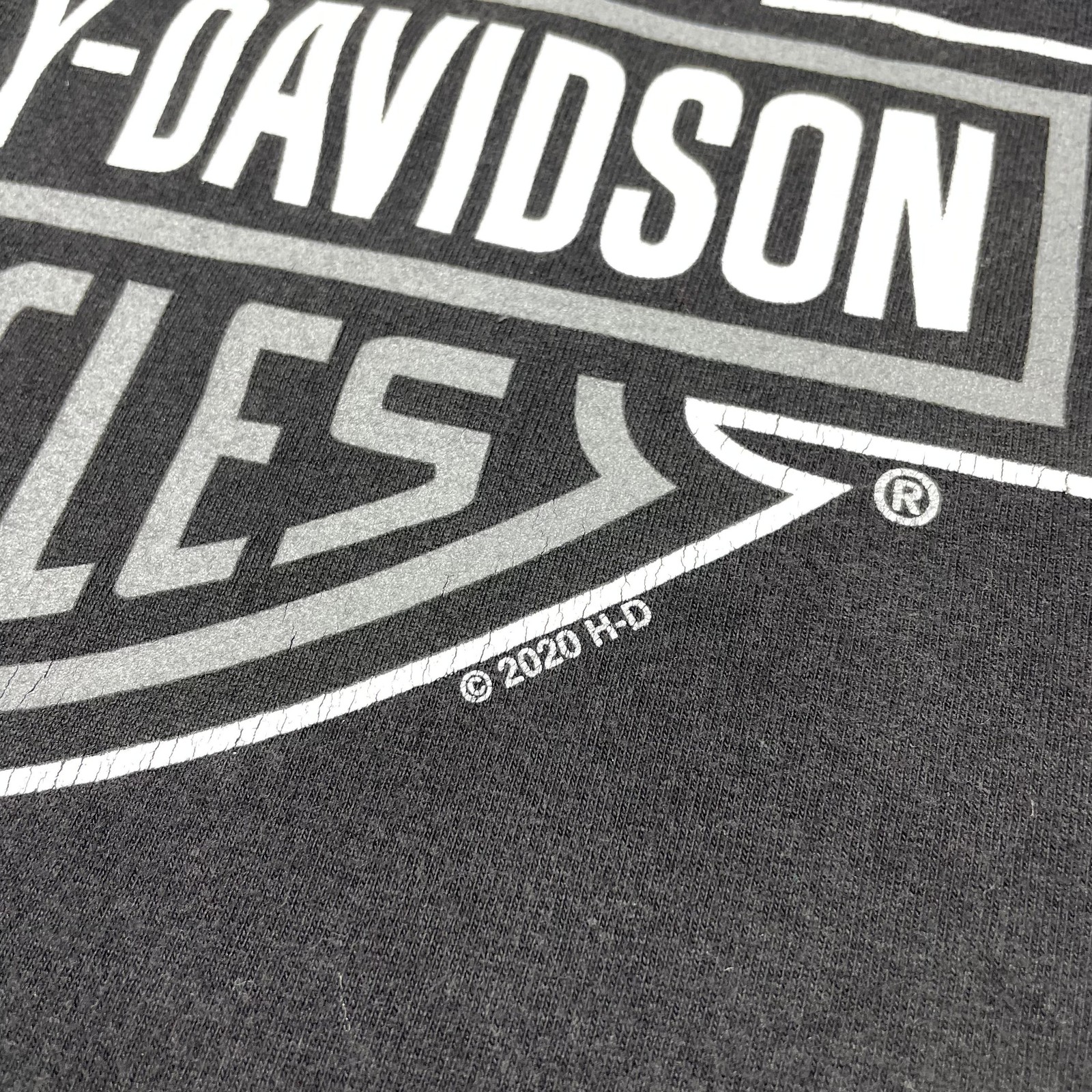 Harley-Davidson Shirt Mens XL Black Lightning Wild Prairie Biker Motorcycle Tee gallery