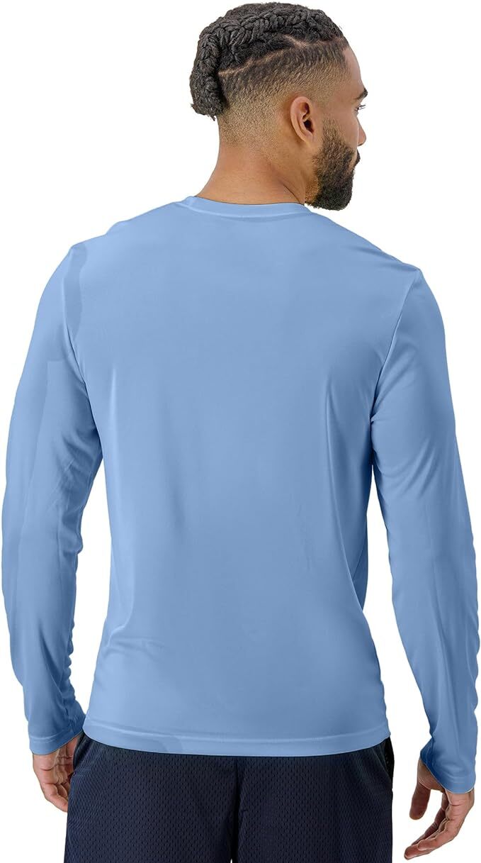 Hanes Long Sleeve Tee 2-Pack T-Shirt Sport Men's FreshIQ Cool DRI Jersey S-3XL gallery