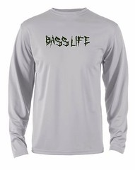 Microfiber Moisture Wicking Long Sleeve Fishing Shirt Bass
