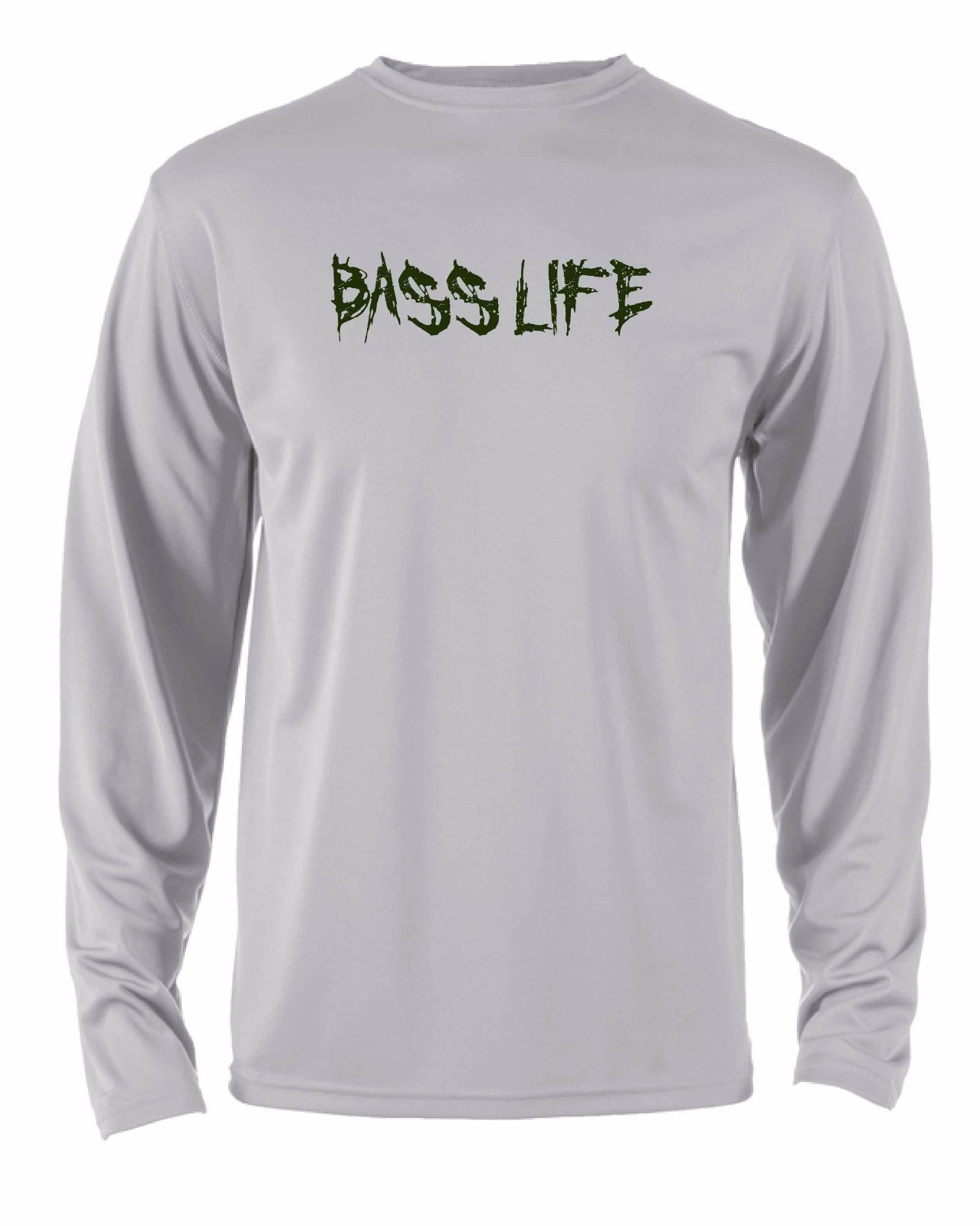 Microfiber Moisture Wicking Long Sleeve Fishing Shirt Bass gallery