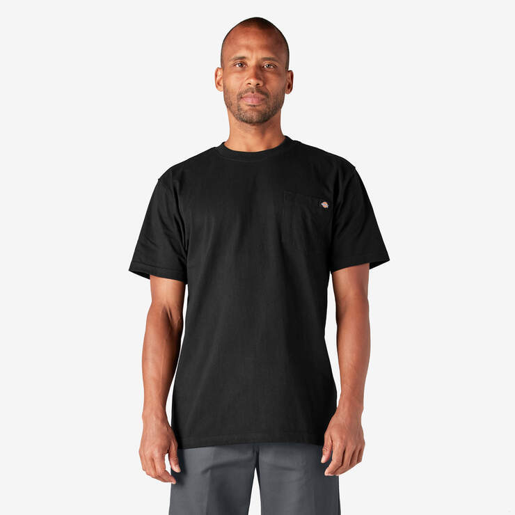 Dickies Short Sleeve Heavyweight Pocket Tee. Dickies Pocket T WS450 BK(Black) gallery